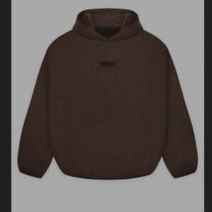 Men's Fear of God Essentials hoodie brown size XS